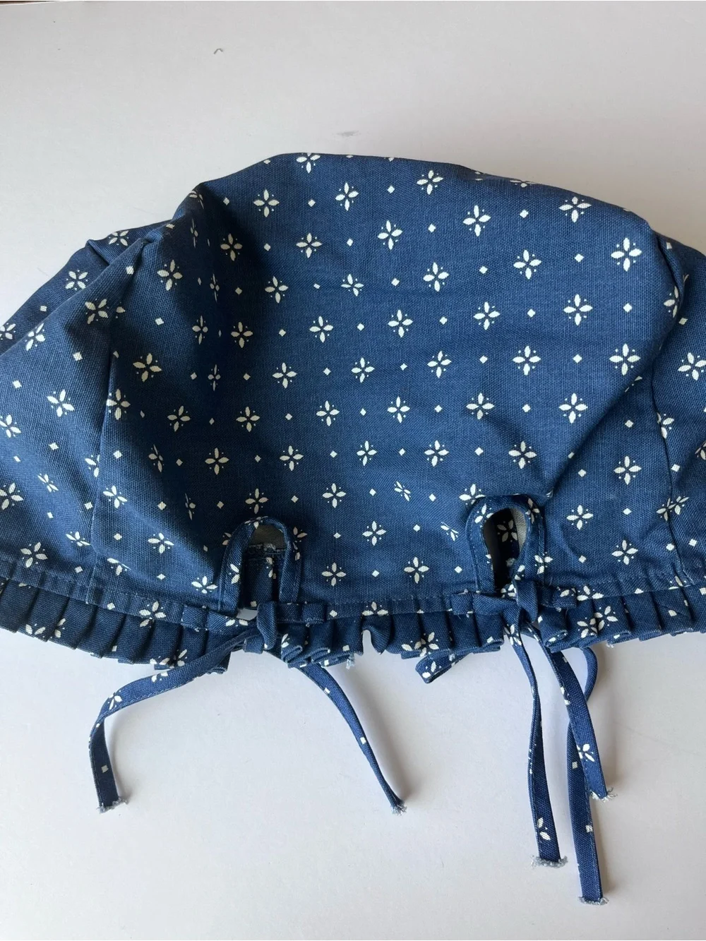 Longaberger Blue White Basket Liner 80’s 90’s